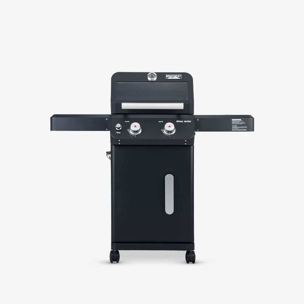 Monument Grills 2 Burner Grill Mesa 220 Mesa 220 | Black Foldable Propane Gas Grill