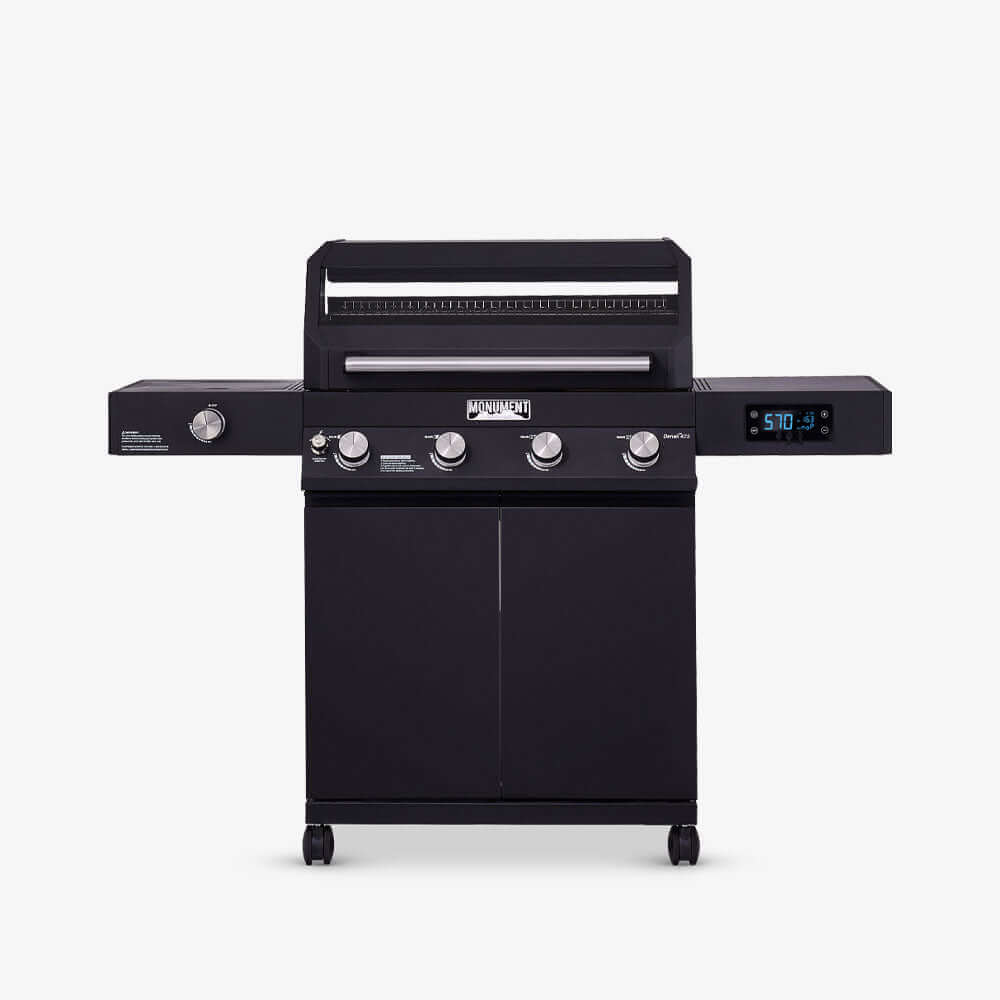 Monument Grills 4 Burner Grill Denali 425 Denali 425 | Black Smart Tech Propane Gas Grill