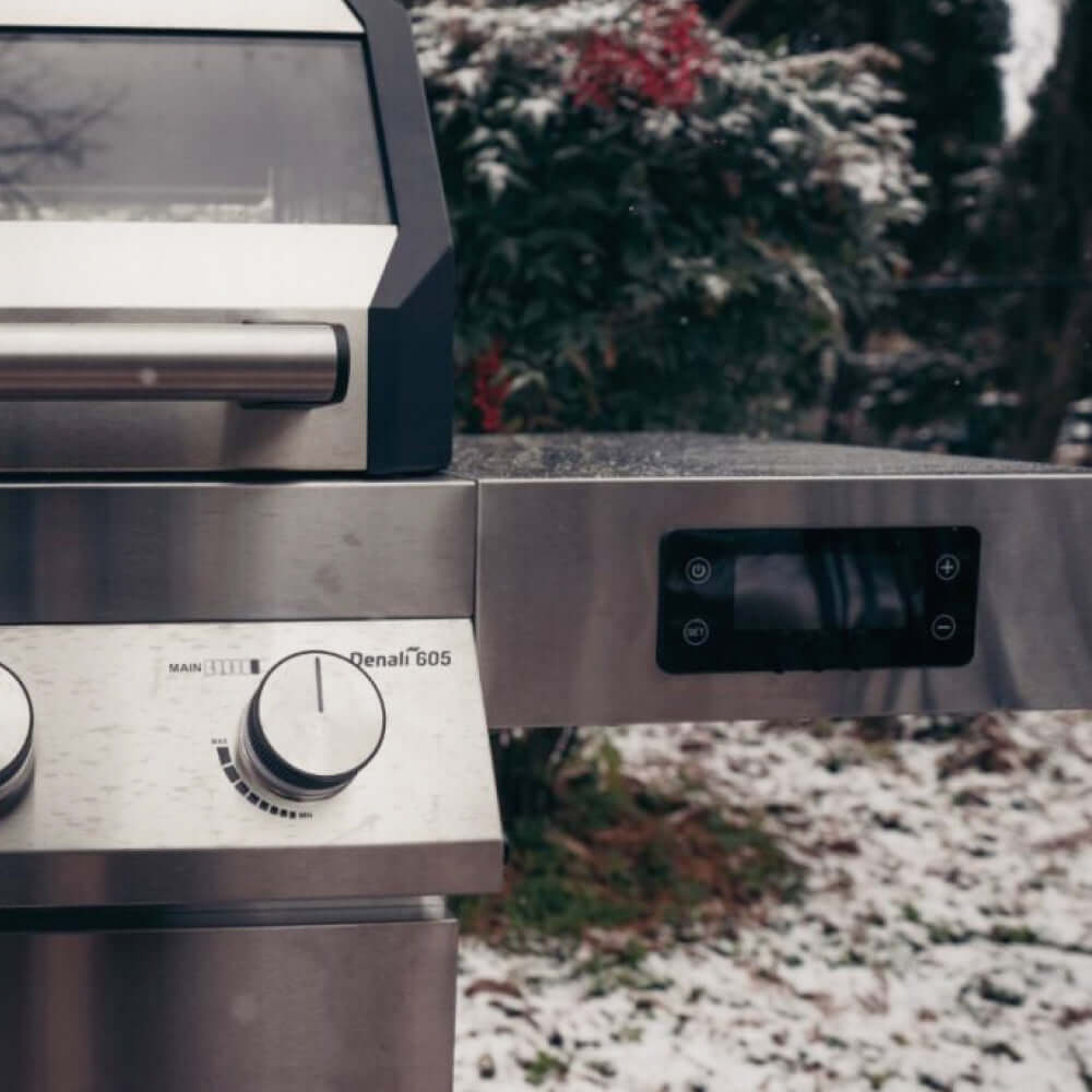 Monument Grills 6 Burner Grill Denali 605 | Stainless Smart Tech Natural/Propane Gas Grill