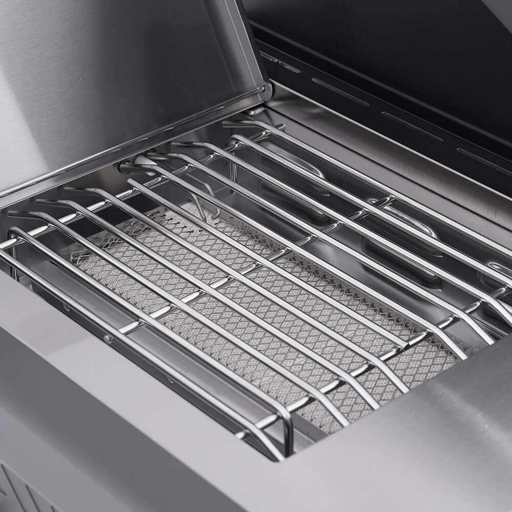 Monument Grills 6 Burner Grill Eminence 405 | Chic Clearview® Smart Stainless Gas Grill