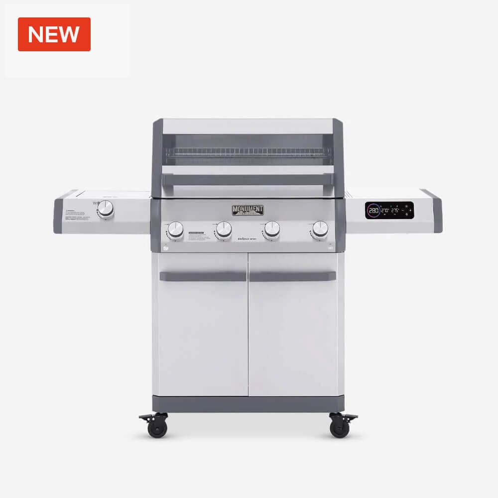 Monument Grills 6 Burner Grill Eminence 405 | Chic Clearview® Smart Stainless Gas Grill