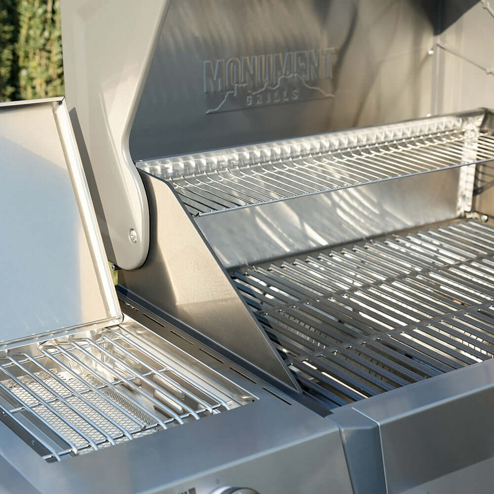 Monument Grills 6 Burner Grill Eminence 405 | Chic Clearview® Smart Stainless Gas Grill