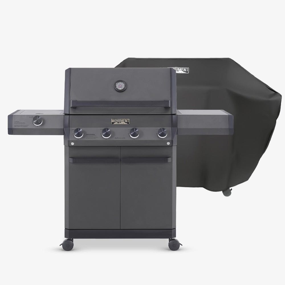 Monument Grills 6 Burner Grill Eminence 425 & Grill Cover Eminence 425 | Iconic Fortified Propane Gas Grill