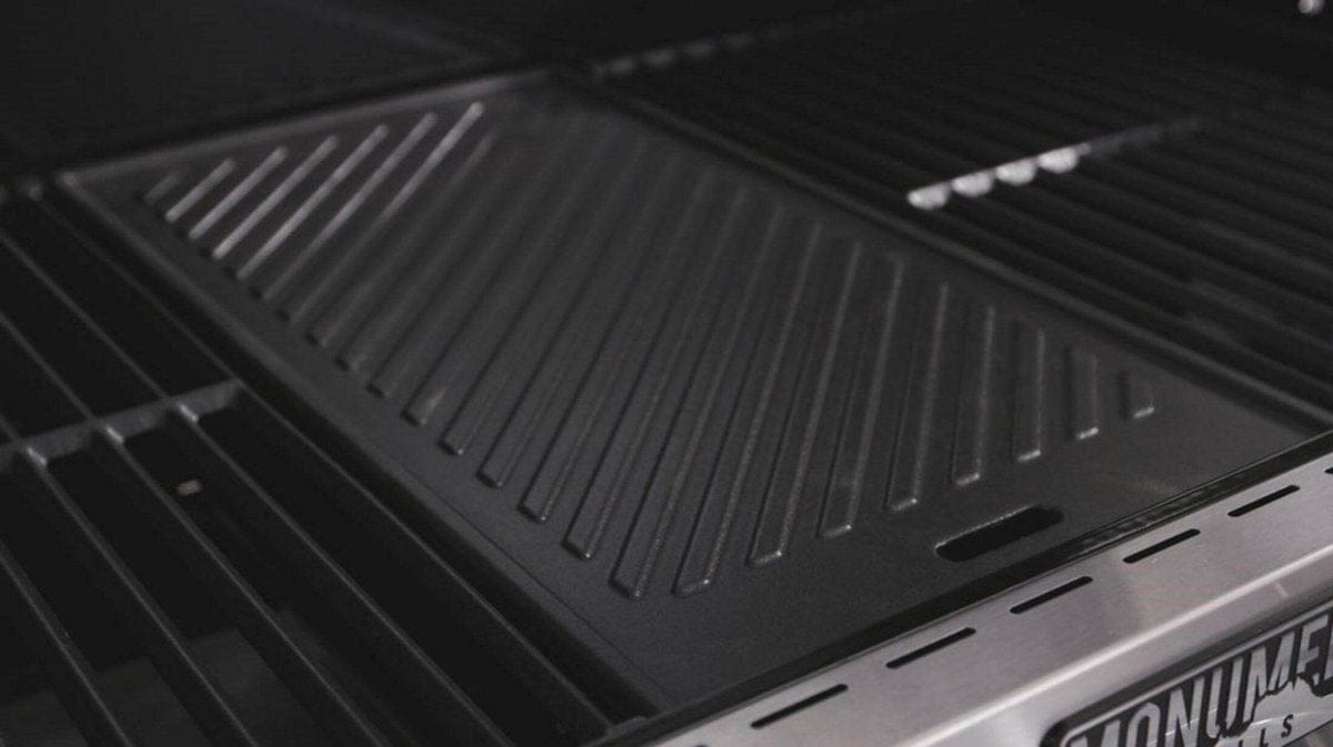 Monument Grills Accessories 96333 | Reversible Cast Iron Cooking Plate 96333 Cast Iron Cooking Plate