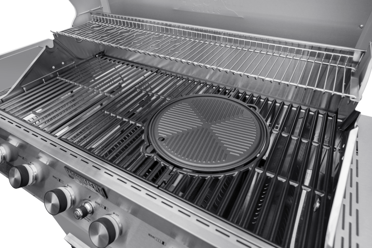 Monument Grills Accessories A200 Round Cast Iron Cooking Plate