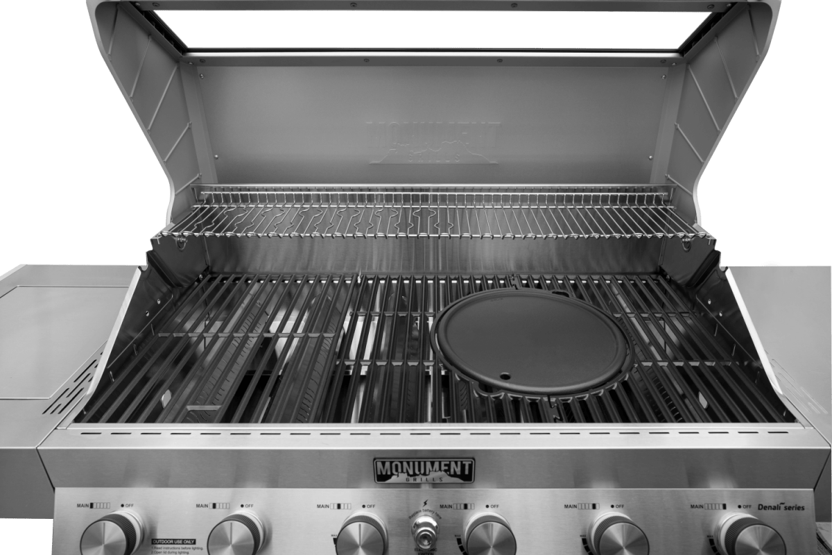 Monument Grills Accessories A200 Round Cast Iron Cooking Plate