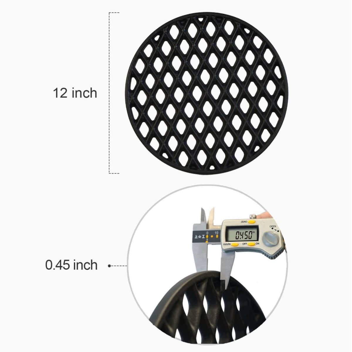 Monument Grills Accessories A201 Round Diamond Grid