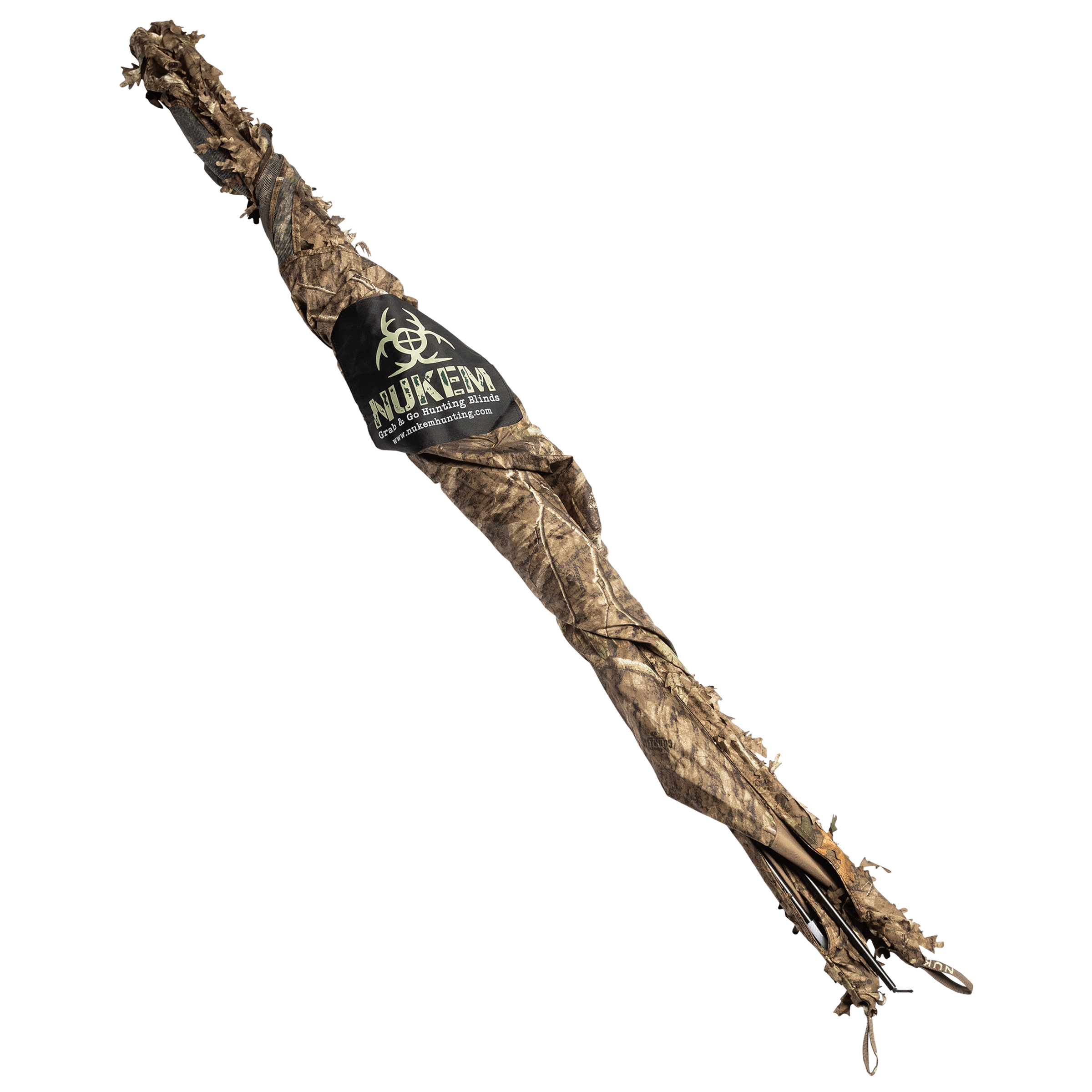 Nukem Hunting Ground Blind Hunting Blind - Mossy Oak Country Roots 3D Leafy