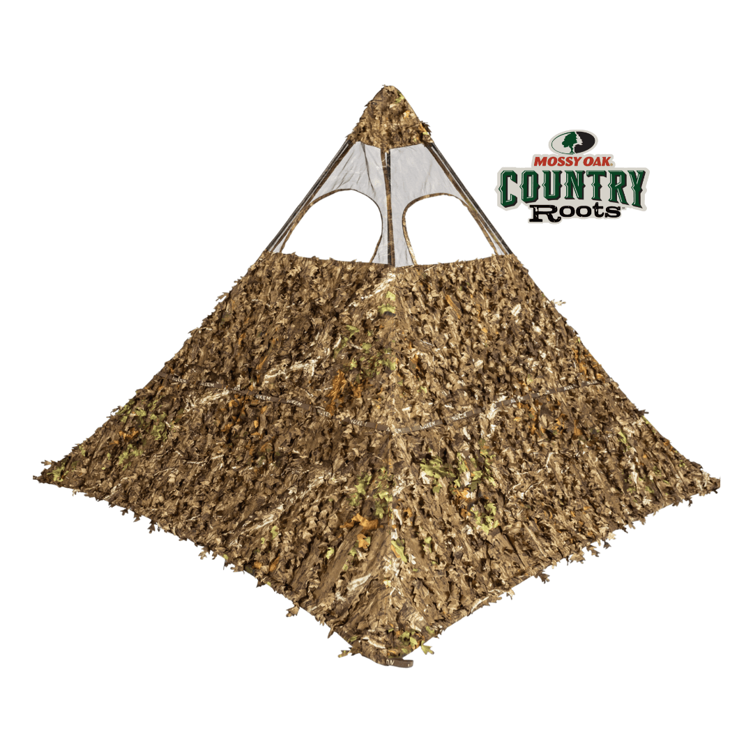 Nukem Hunting Ground Blind Regular Hunting Blind - Mossy Oak Country Roots 3D Leafy