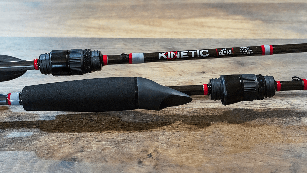 Old 18 Casting Rod Kinetic - 6'6" Light Spinning Mod-Fast