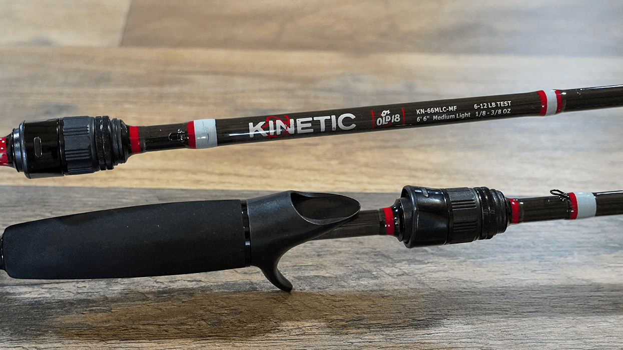 Old 18 Casting Rod Kinetic - 6'6" Medium Light Casting Mod-Fast