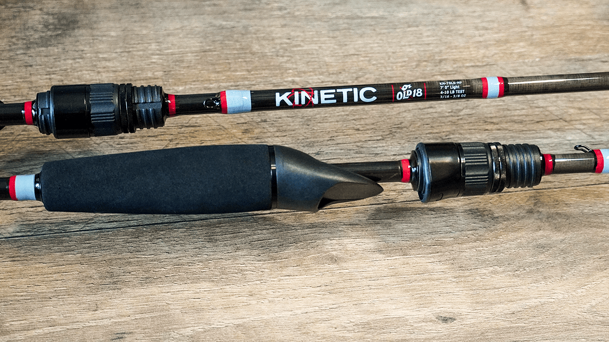 Old 18 Casting Rod Kinetic - 7'0" Light Spinning Mod-Fast