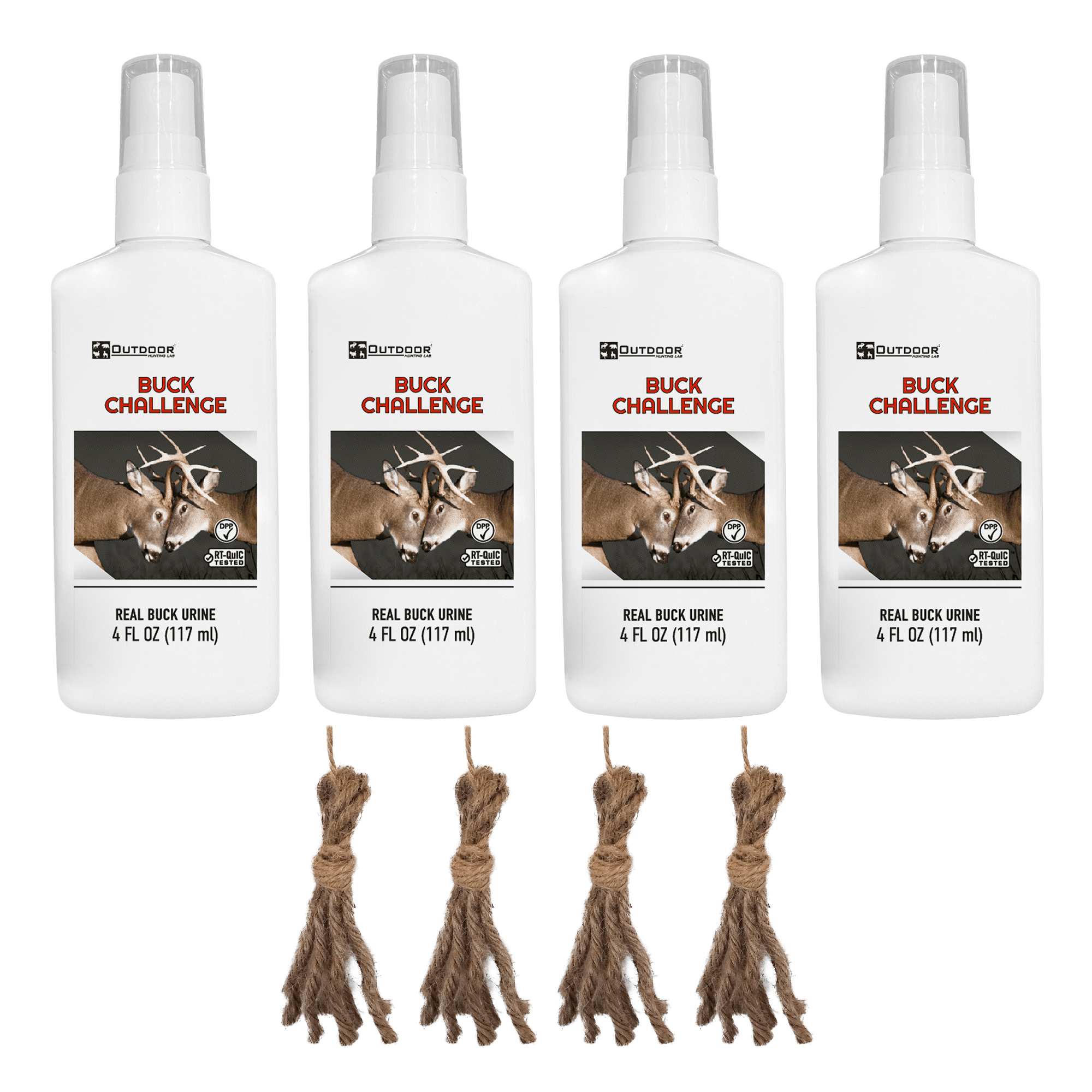 Outdoor Hunting Lab 4 Bottles Buck Challenge 4 oz