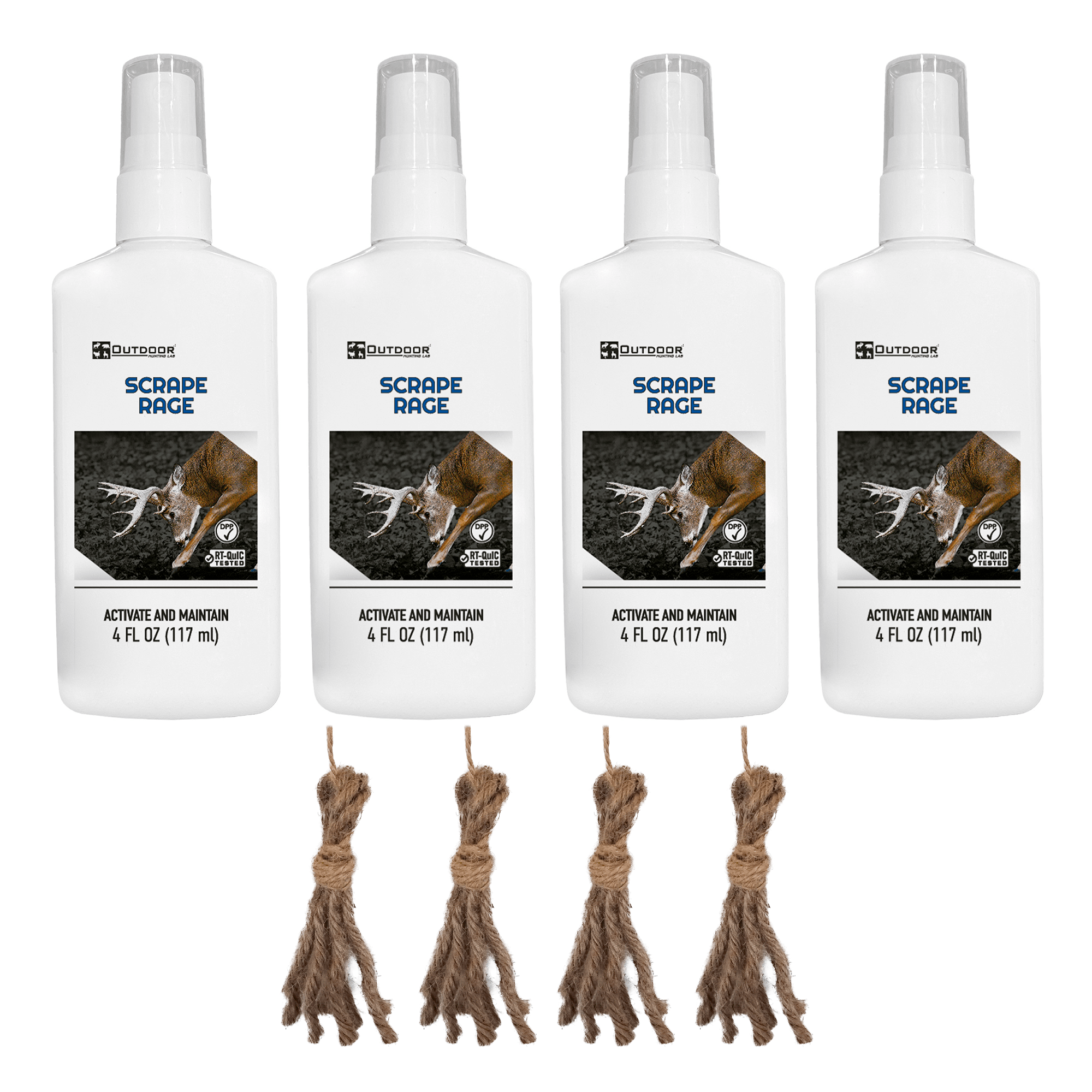 Outdoor Hunting Lab 4 Bottles Scrape Rage 4 oz