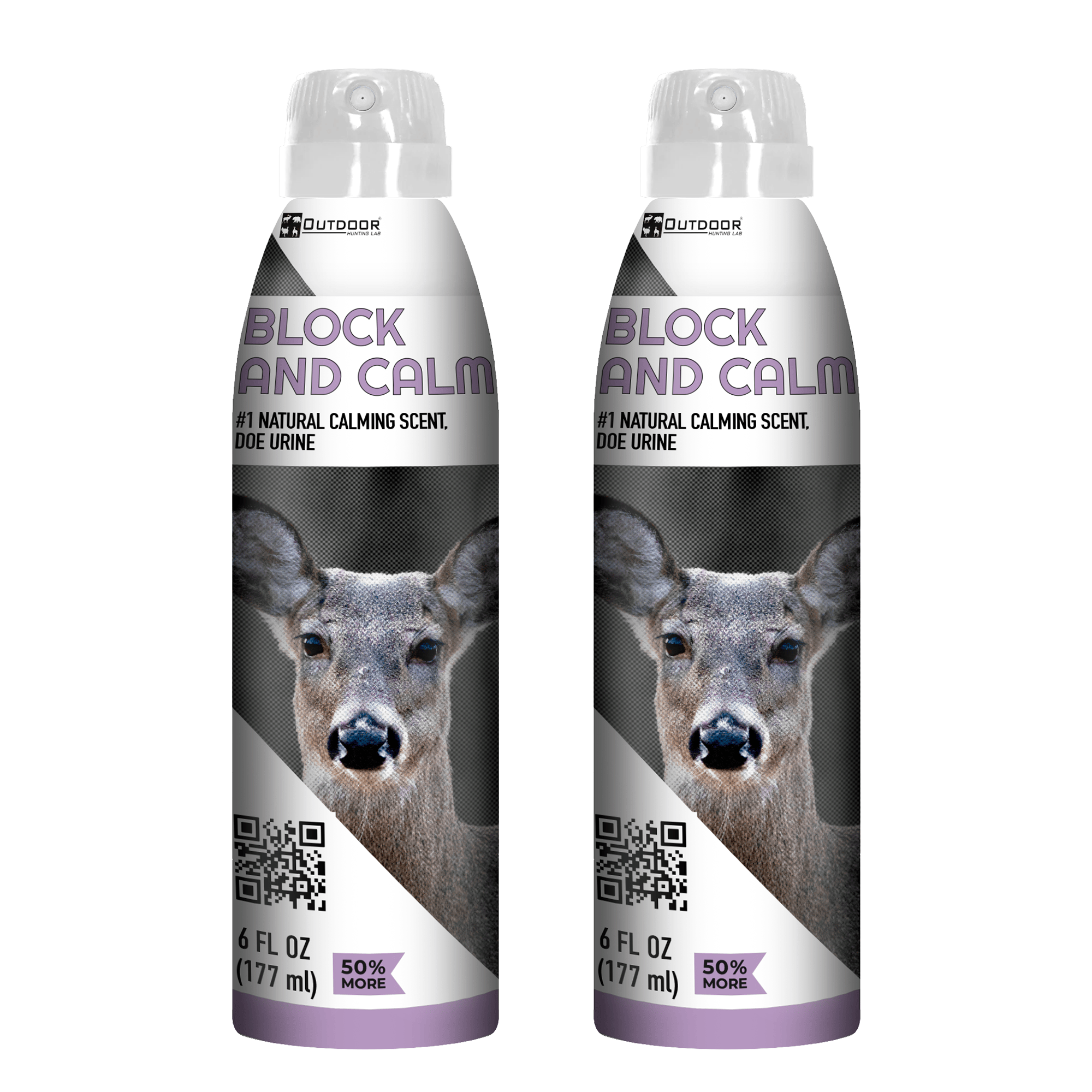 Outdoor Hunting Lab Deer Urine 2 Pack Block and Calm Mist