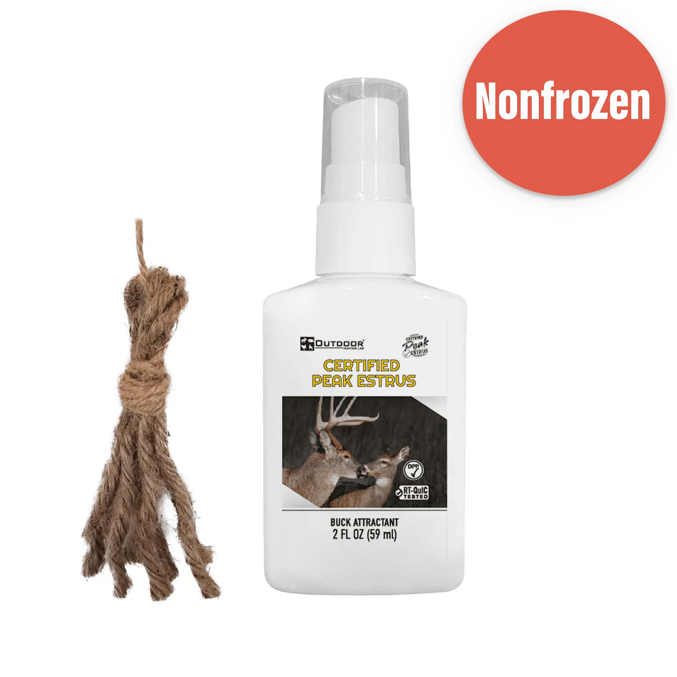 Outdoor Hunting Lab Deer Urine Certified Peak Estrus 2 oz