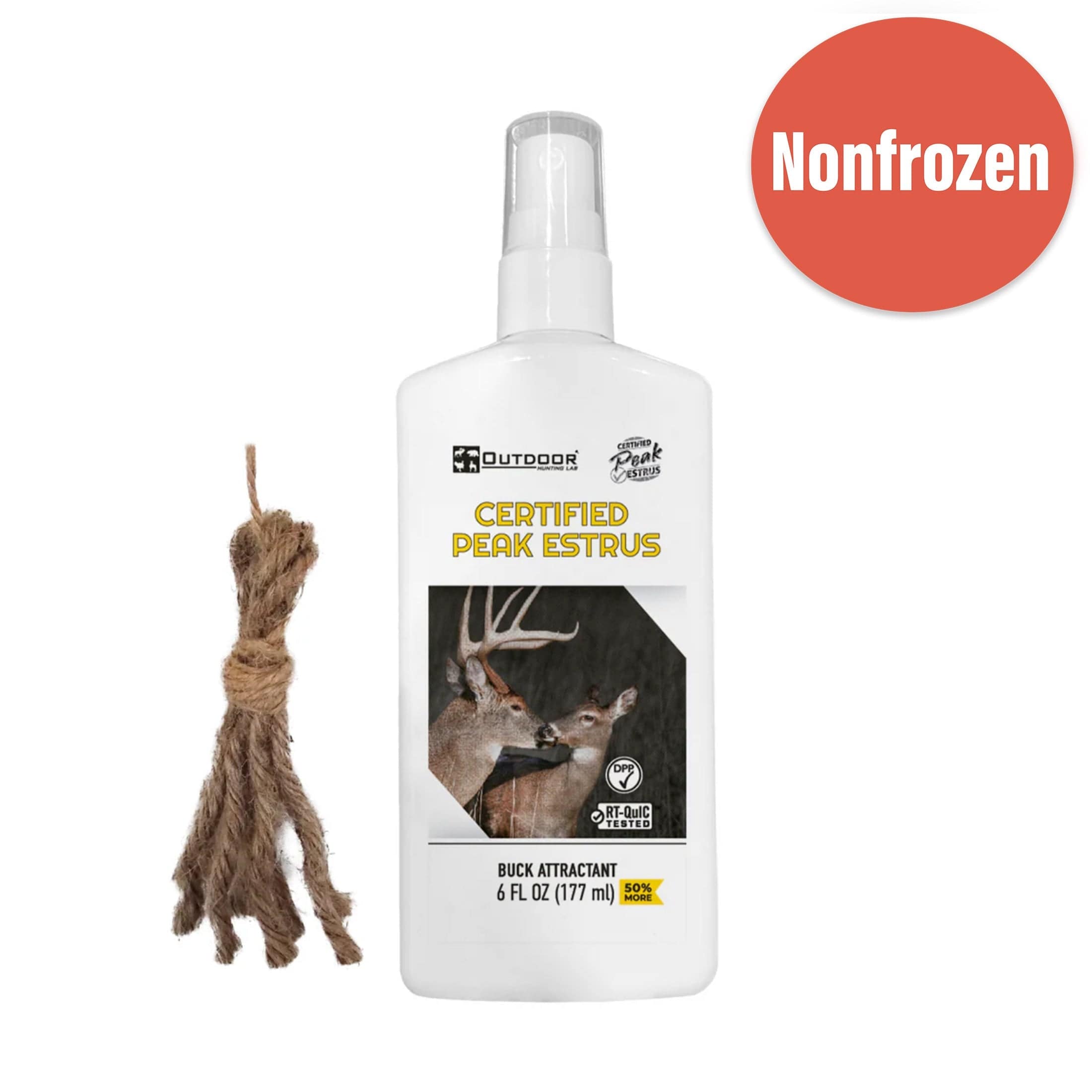 Outdoor Hunting Lab Deer Urine Certified Peak Estrus 6 oz