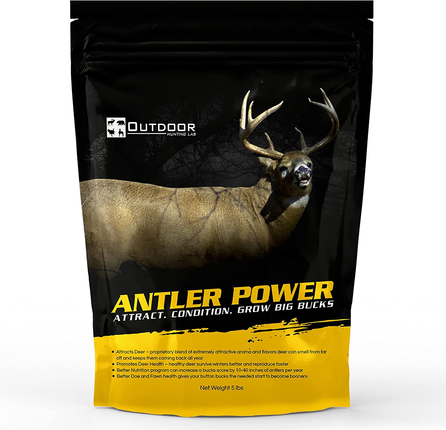 Outdoor Hunting Lab Mineral 5 Pound - 1 Pack Antler Power Deer Mineral