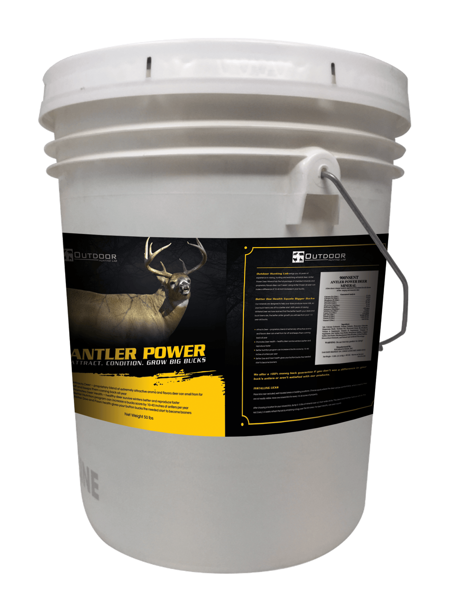 Outdoor Hunting Lab Mineral Antler Power Deer Mineral