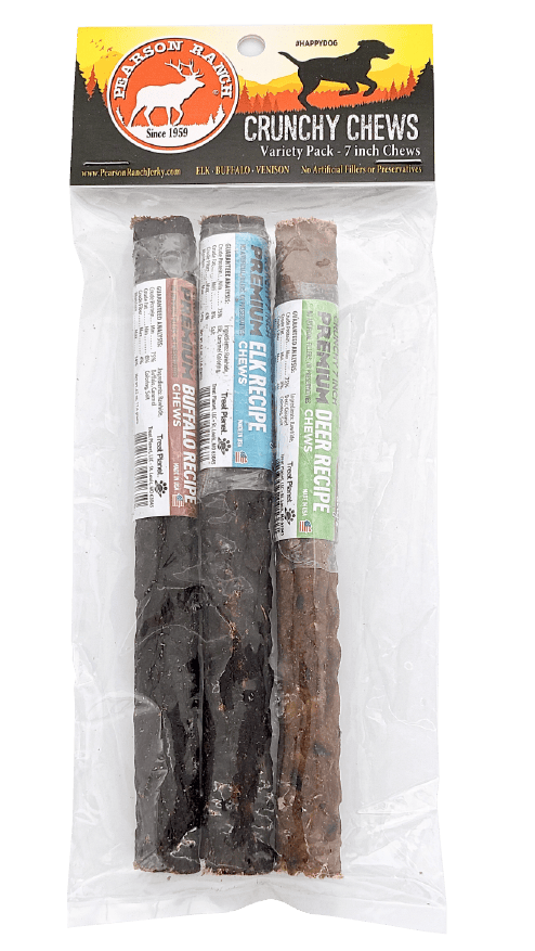 Pearson Ranch Jerky Dog Chew Variety Pack