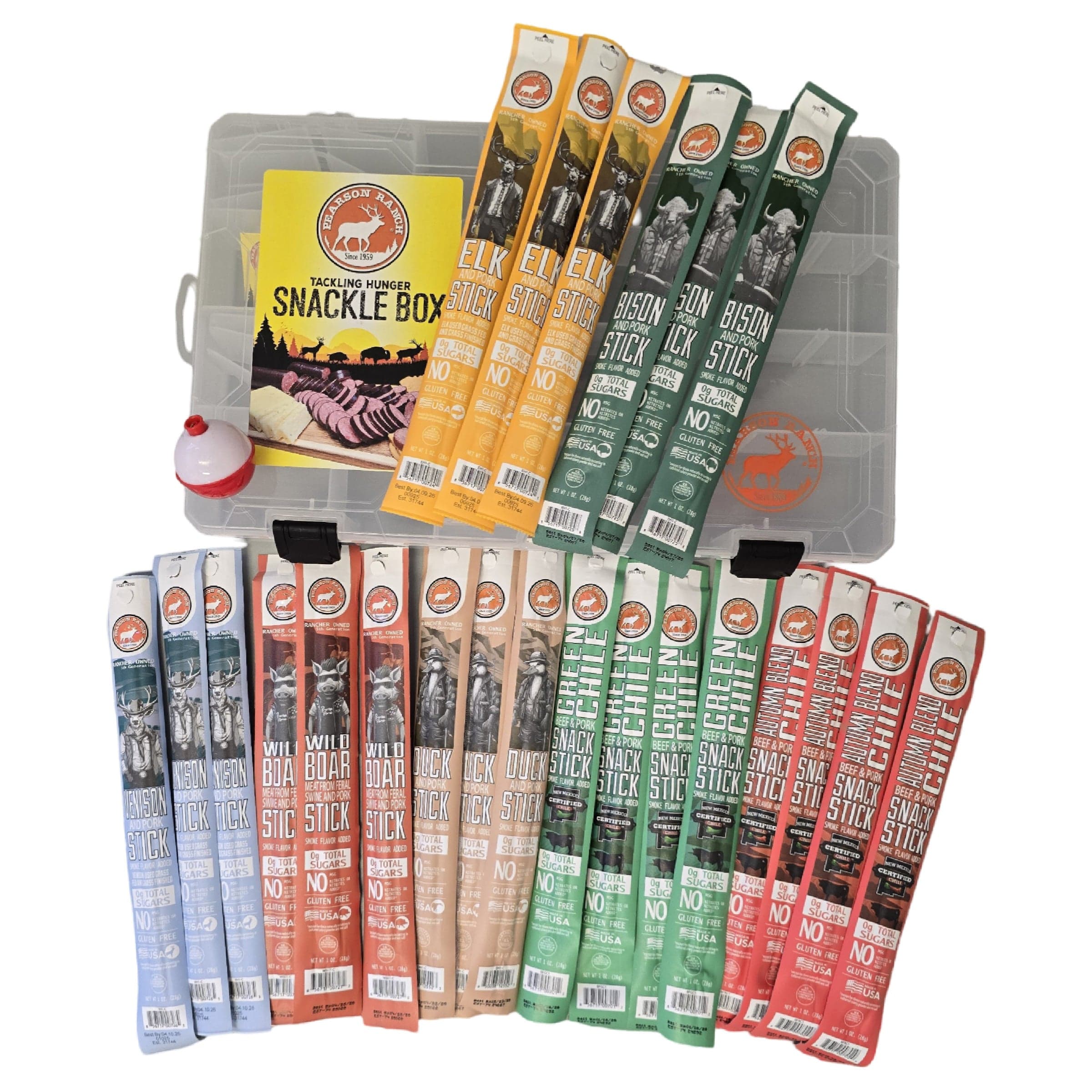 Pearson Ranch Jerky Gift Basket Snackle Box - Snack Sticks