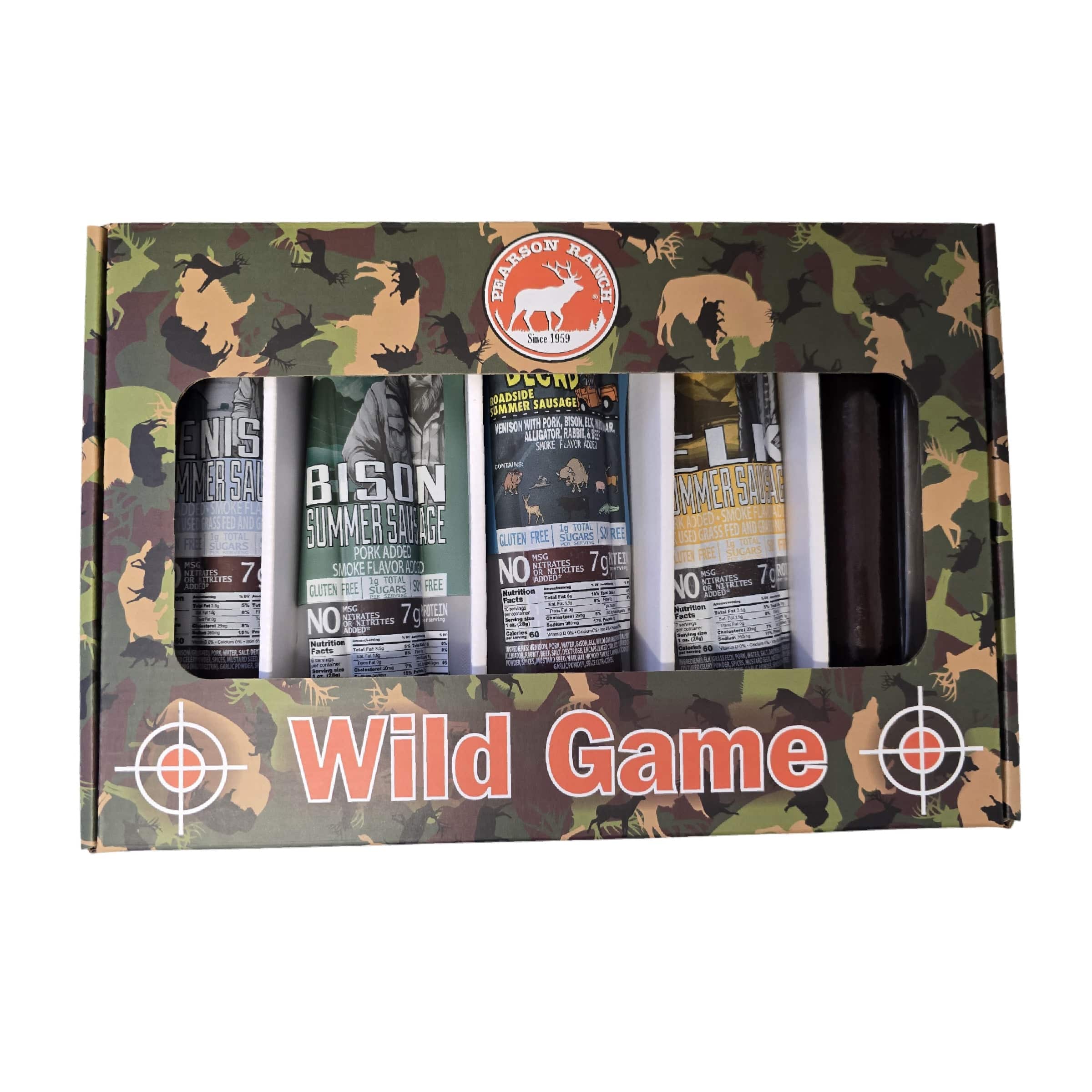 Pearson Ranch Jerky Gift Basket Summer Sausage Gift Box - Large