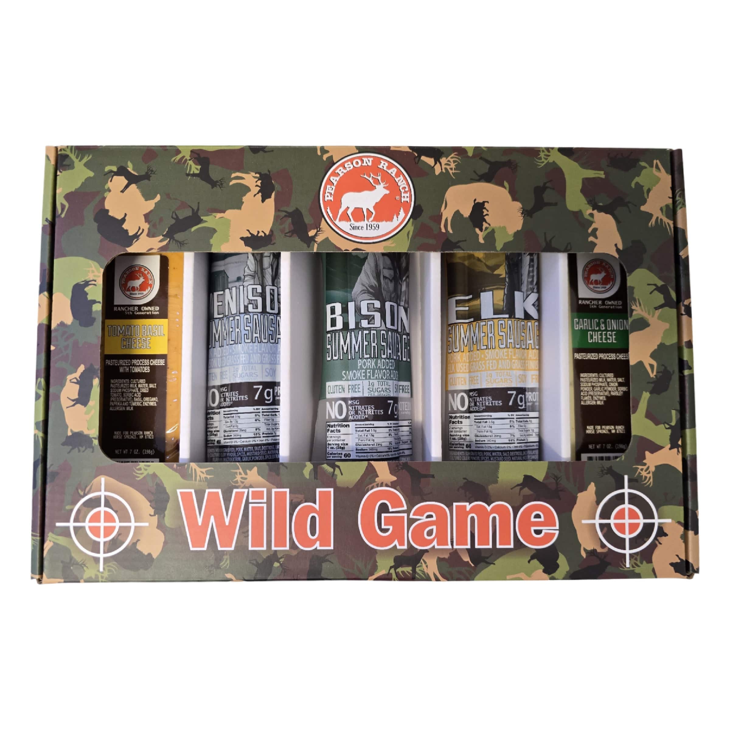Pearson Ranch Jerky Gift Basket Summer Sausage Gift Box - Medium