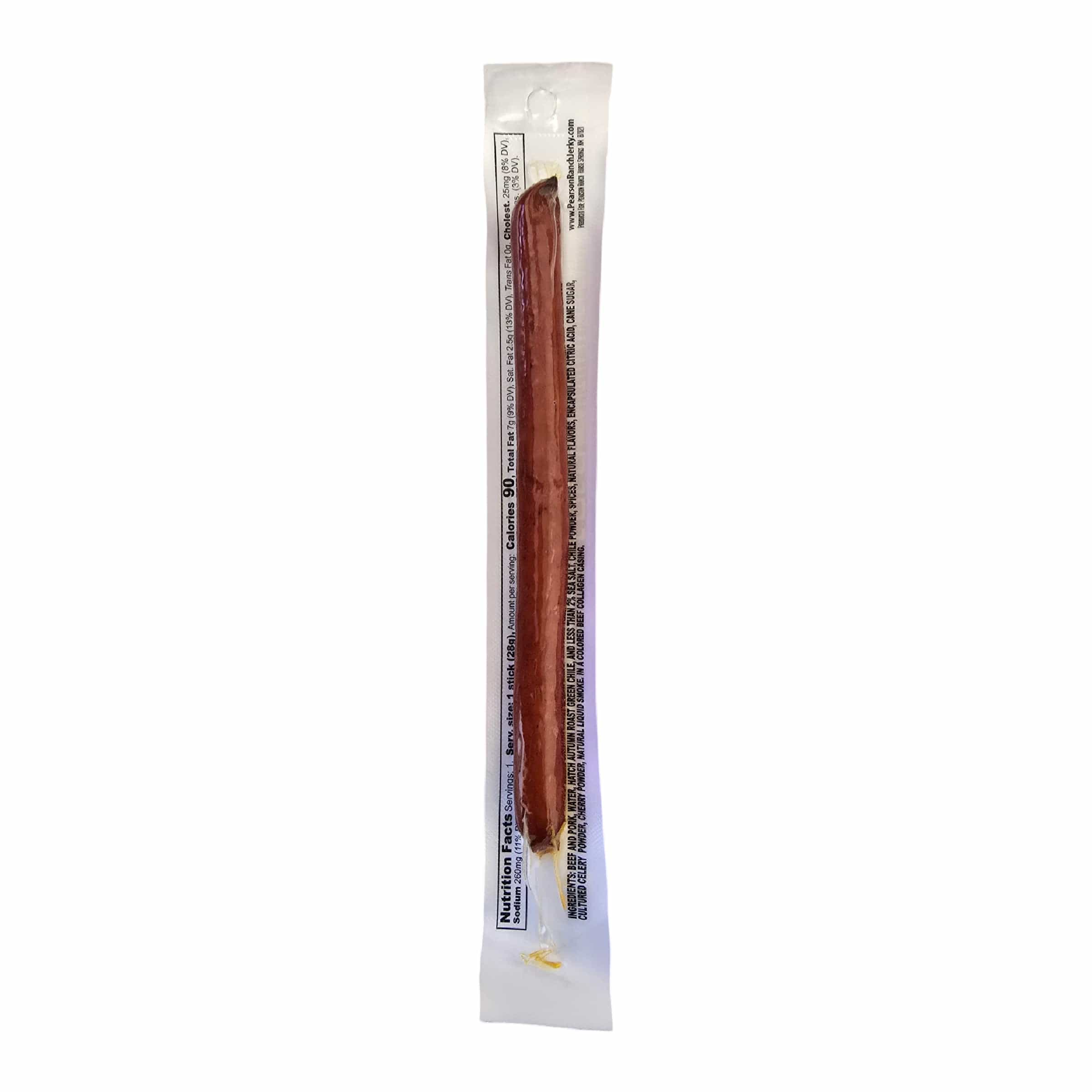 Pearson Ranch Jerky Jerky Green Chile and Autumn Blend Chile Beef & Pork Snack Sticks (12 pack)