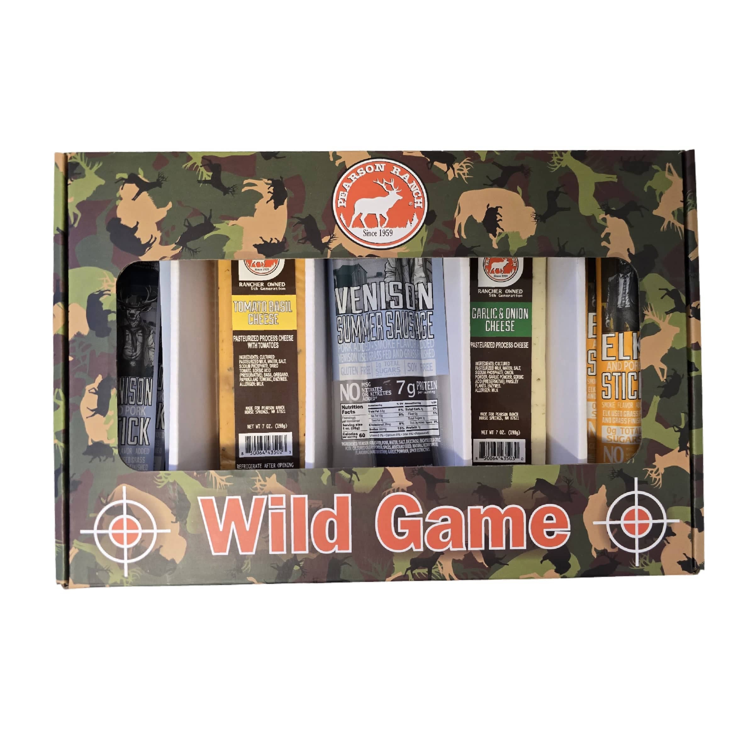 Pearson Ranch Jerky Jerky Summer Sausage, Cheese, & Snack Sticks Gift Box - Small