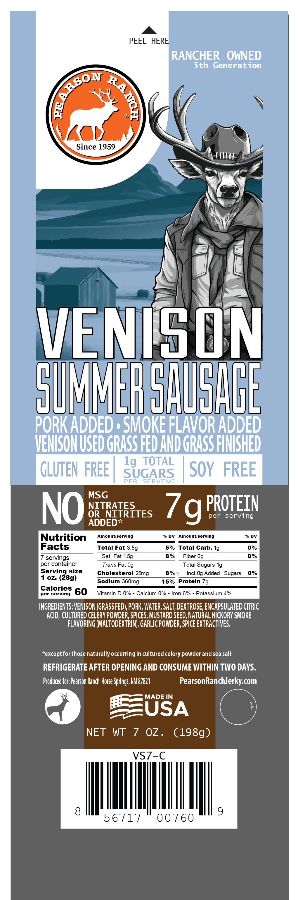 Pearson Ranch Jerky Jerky The Trail Boss - Venison Variety Pack