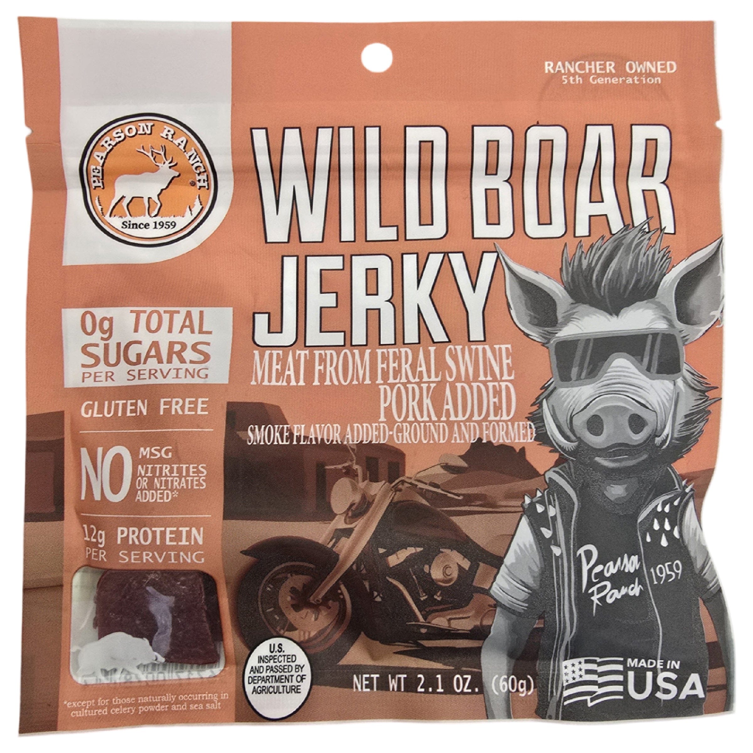 Pearson Ranch Jerky Jerky The Trail Boss - Wild Boar Variety Pack