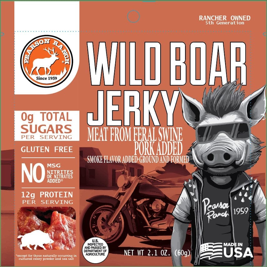 Pearson Ranch Jerky Jerky The Wrangler - Wild Boar Variety Pack