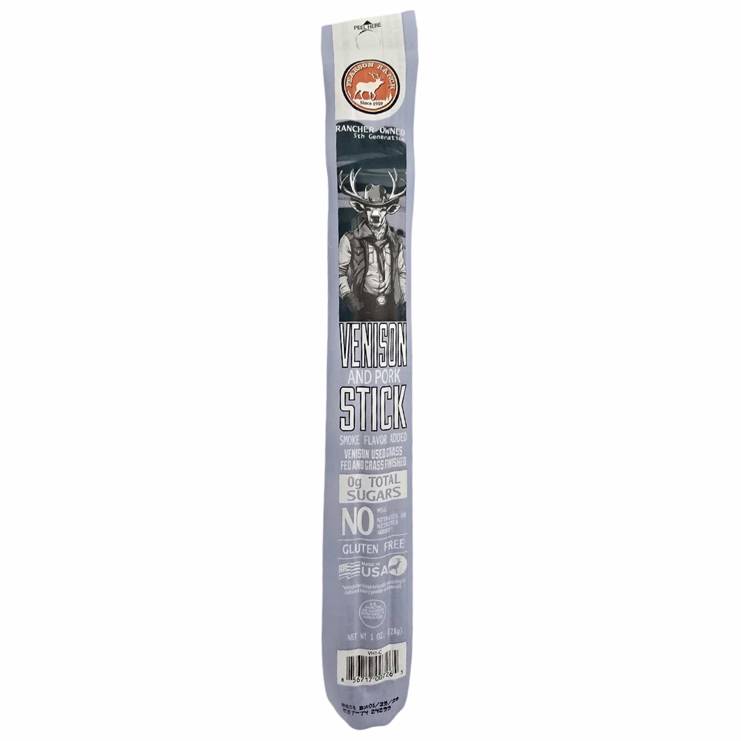 Pearson Ranch Jerky Jerky Venison Hickory Snack Stick