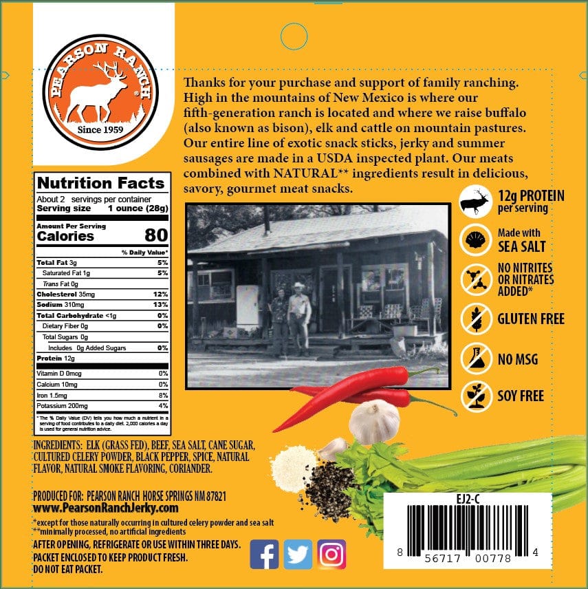 Pearson Ranch Jerky Variety Pack The City Slicker - Elk Variety Pack