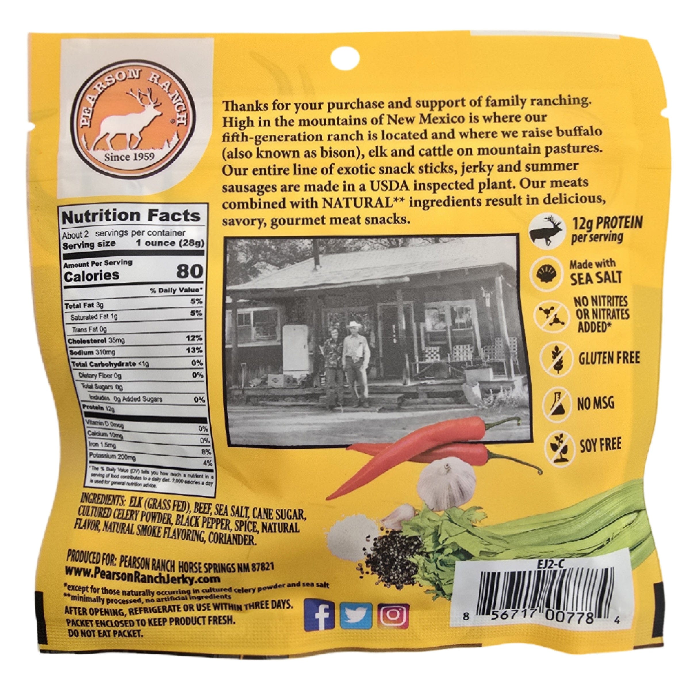 Pearson Ranch Jerky Variety Pack The City Slicker - Elk Variety Pack
