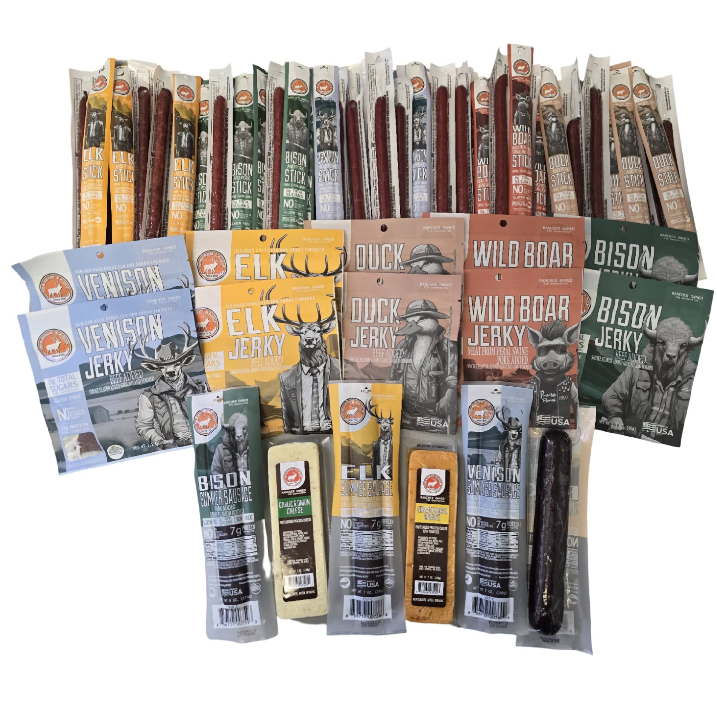 Pearson Ranch Jerky Variety Pack The Whole Chuck Wagon - Ultimate Variety Pack