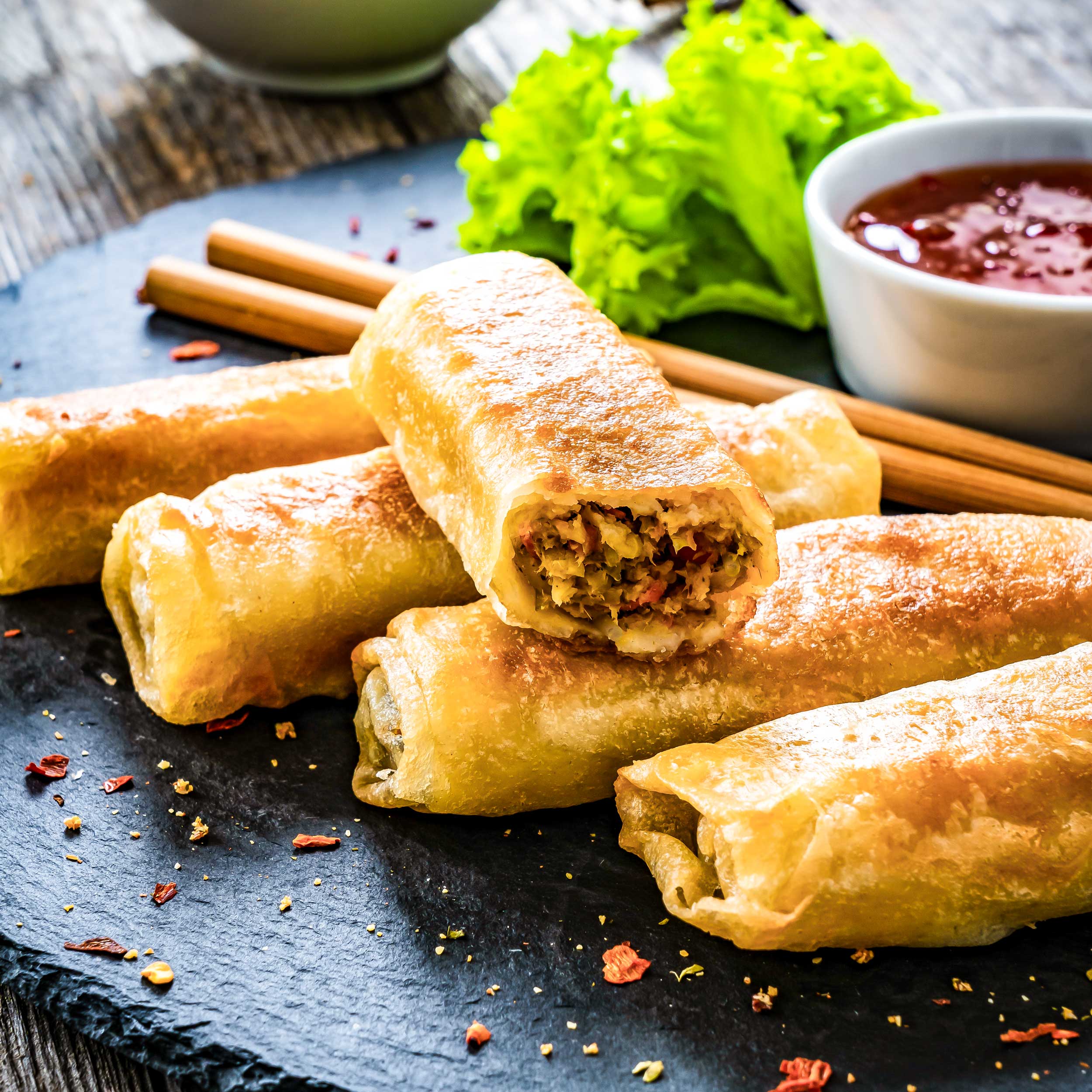 Pig of the Month BBQ BBQ BBQ Pulled Pork Egg Rolls – Smoked Pork & Crunchy Veggie Spring Rolls