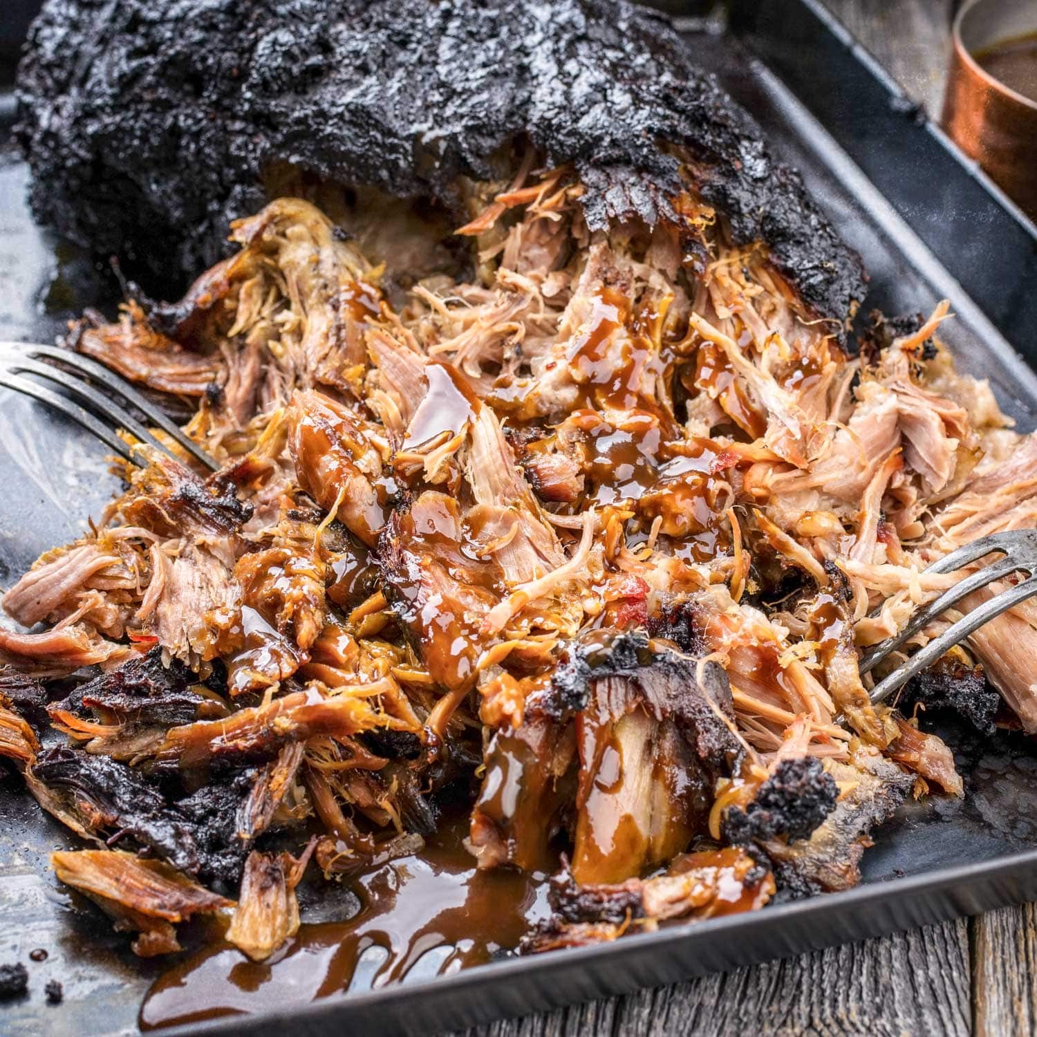 Pig of the Month BBQ BBQ Deluxe Pulled Pork Feast: Feeds 6-8