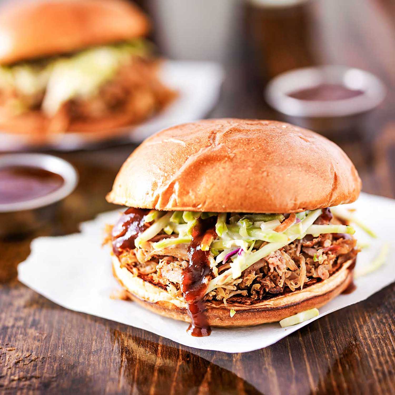 Pig of the Month BBQ BBQ Deluxe Pulled Pork Feast: Feeds 6-8