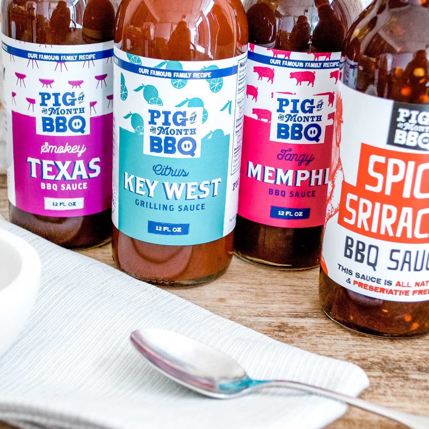 Pig of the Month BBQ BBQ Sauce of the Month Club – Small Batch, Big Flavor 🍯🔥