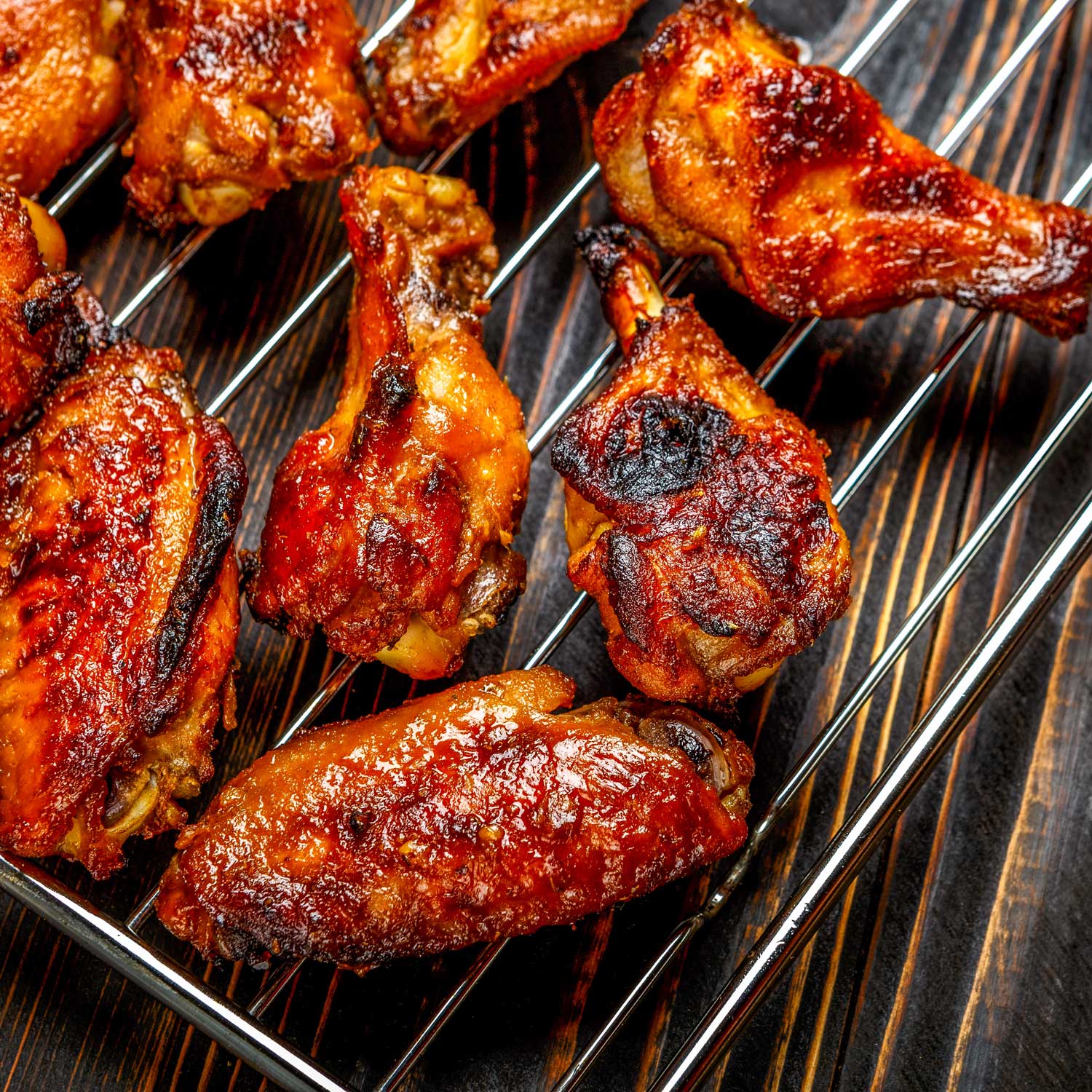 Pig of the Month BBQ BBQ Slow Smoked BBQ Chicken Wings – Naked, Jalapeño Honey or Garlic Parmesan