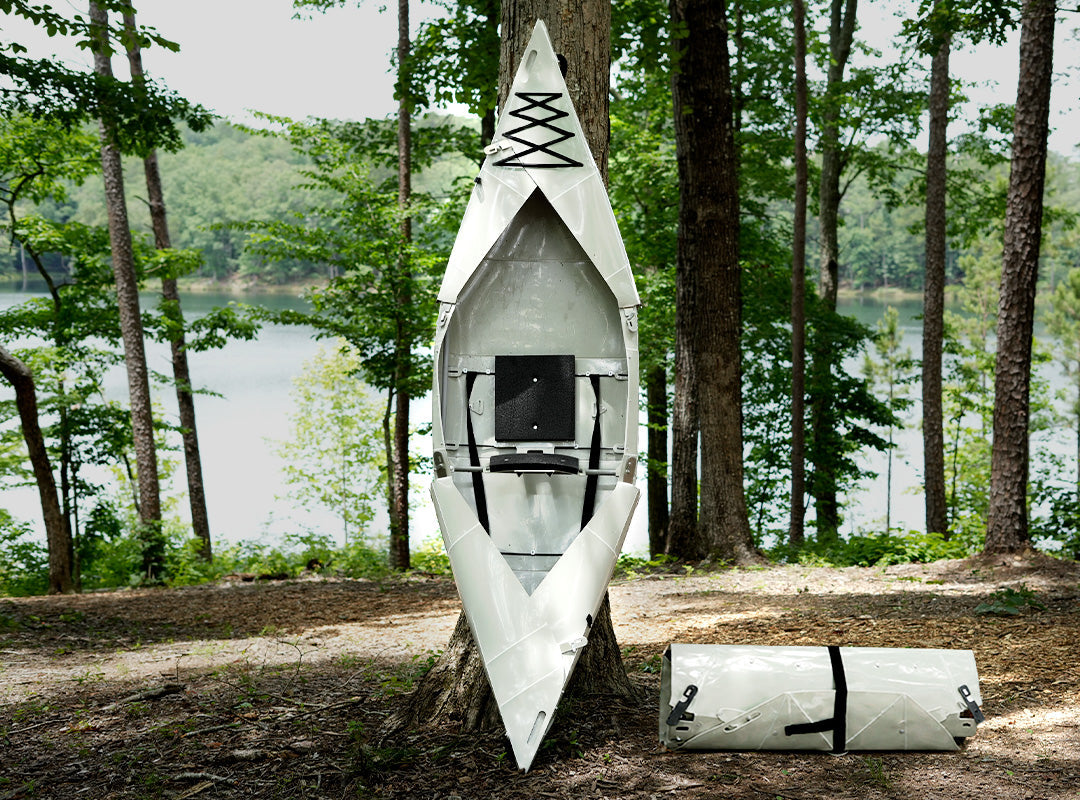 Labor Day Sale! Tucktec Pro Folding Kayak | Hard-Shell | 2-minute Set-up | Foldable, Portable Kayak