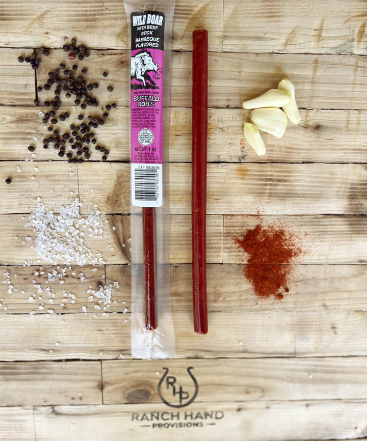 Ranch Hand Provisions Beef Jerky BBQ Wild Boar Stick