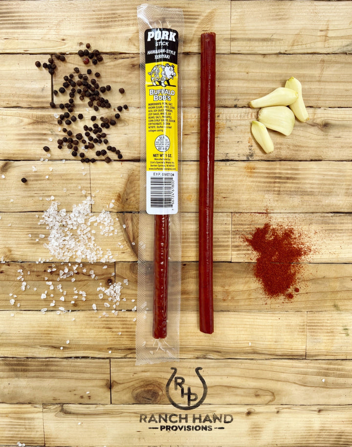 Ranch Hand Provisions Beef Jerky Hawaiian Pork Jerky Stick