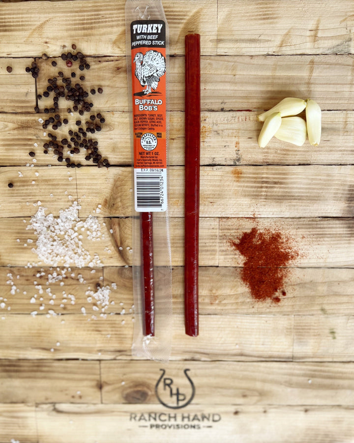 Ranch Hand Provisions Beef Jerky Turkey Jerky (Peppered)