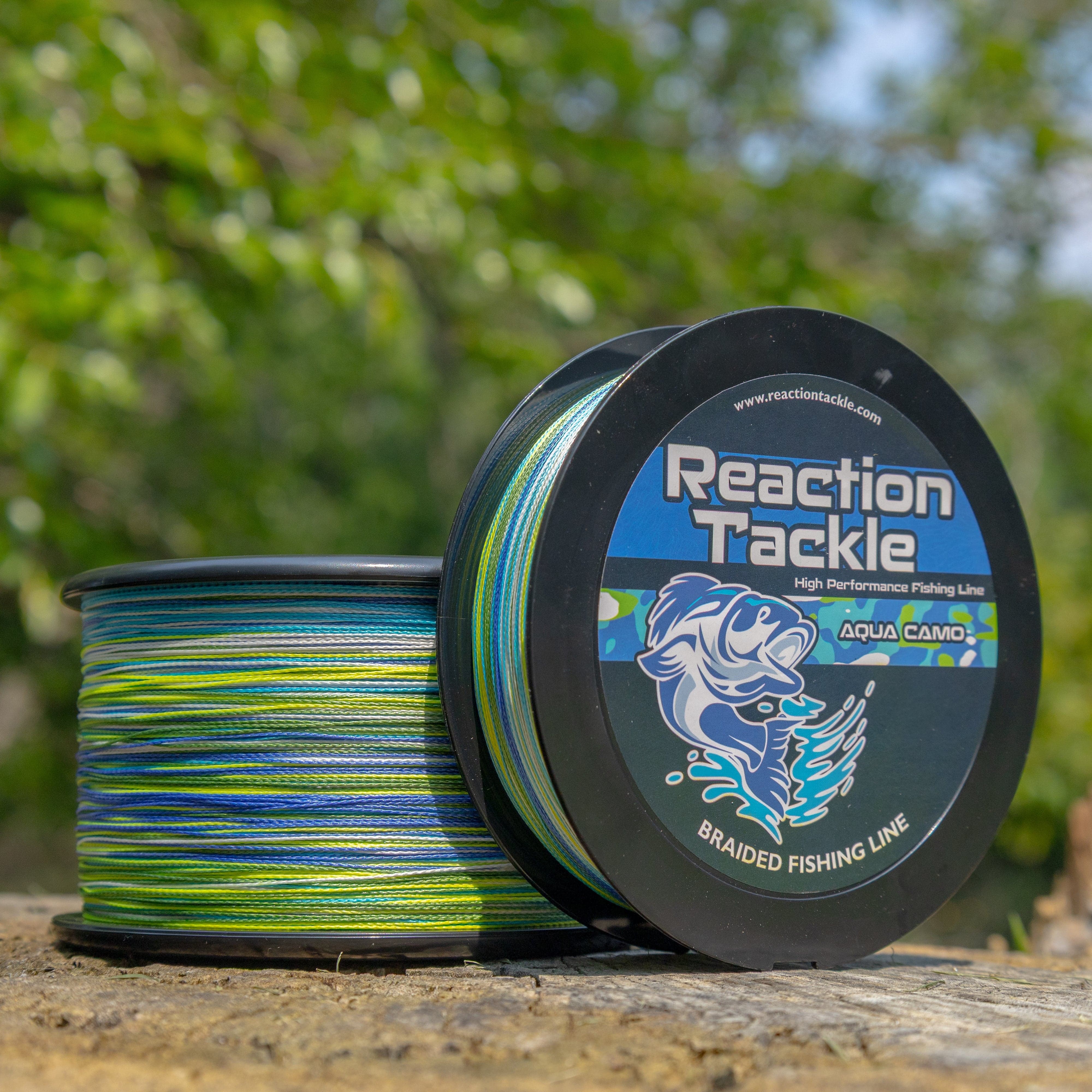 Reaction Tackle Braid Reaction Tackle Braided Fishing Line - Aqua Camo