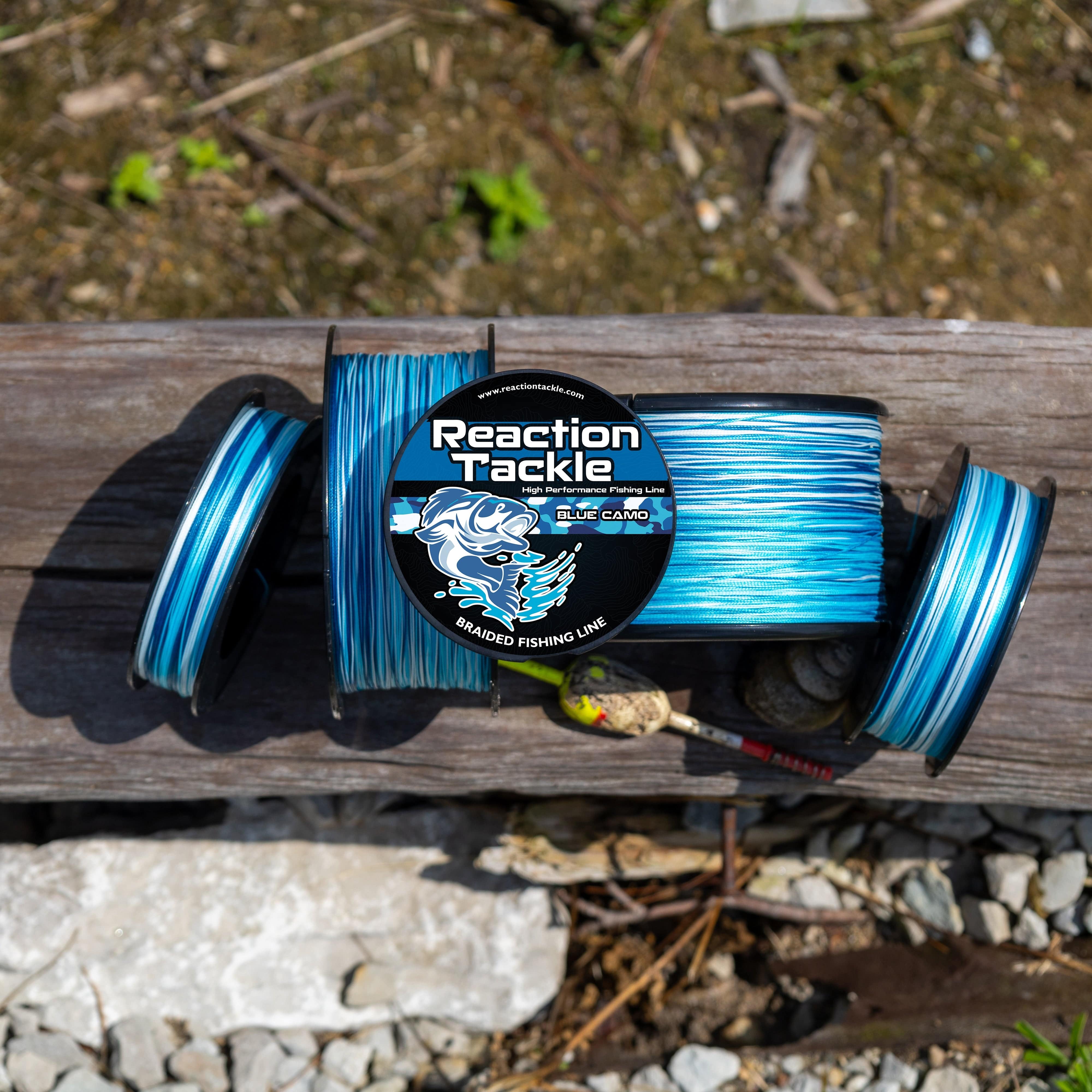 Reaction Tackle Braid Reaction Tackle Braided Fishing Line - Blue Camo