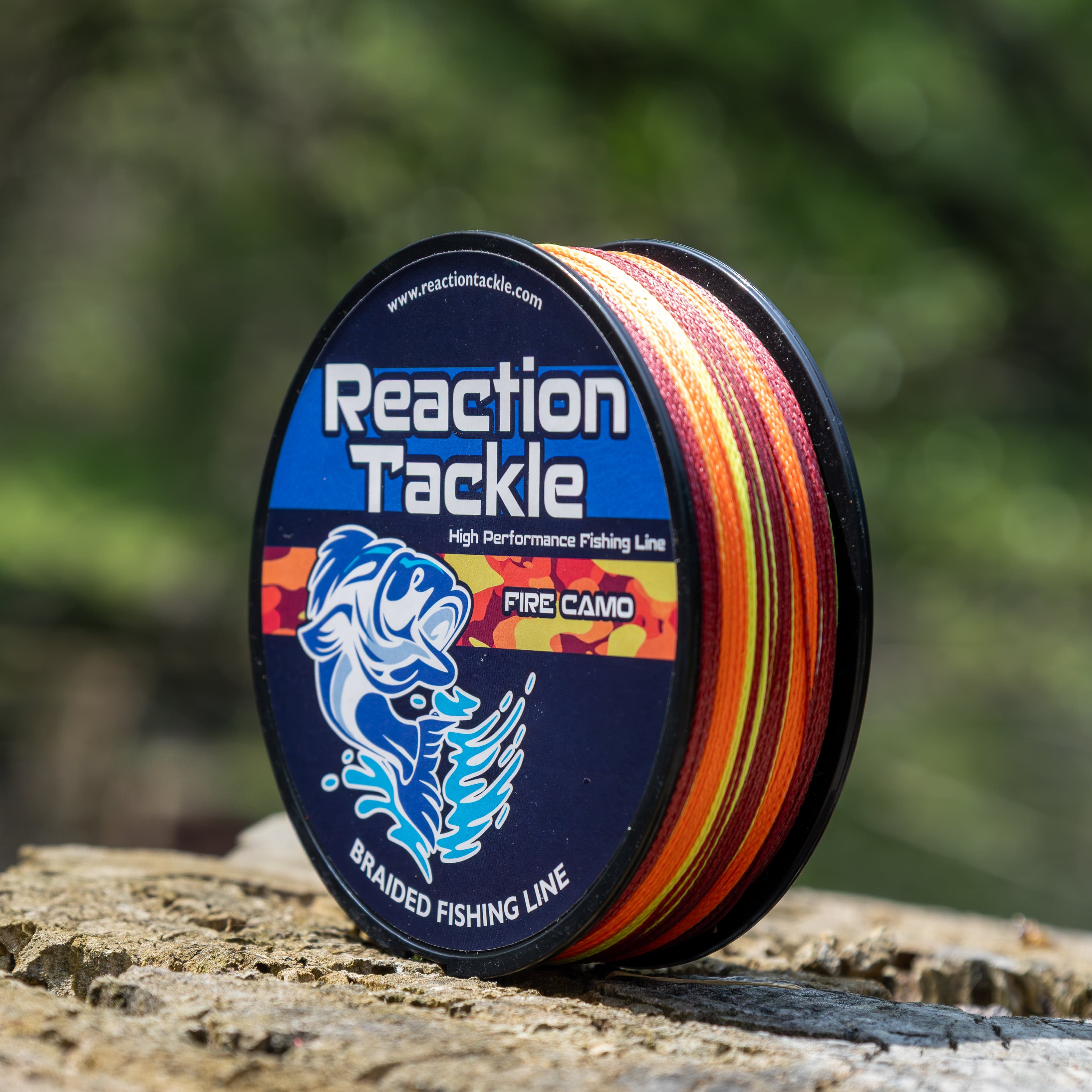 Reaction Tackle Braid Reaction Tackle Braided Fishing Line - Fire Camo