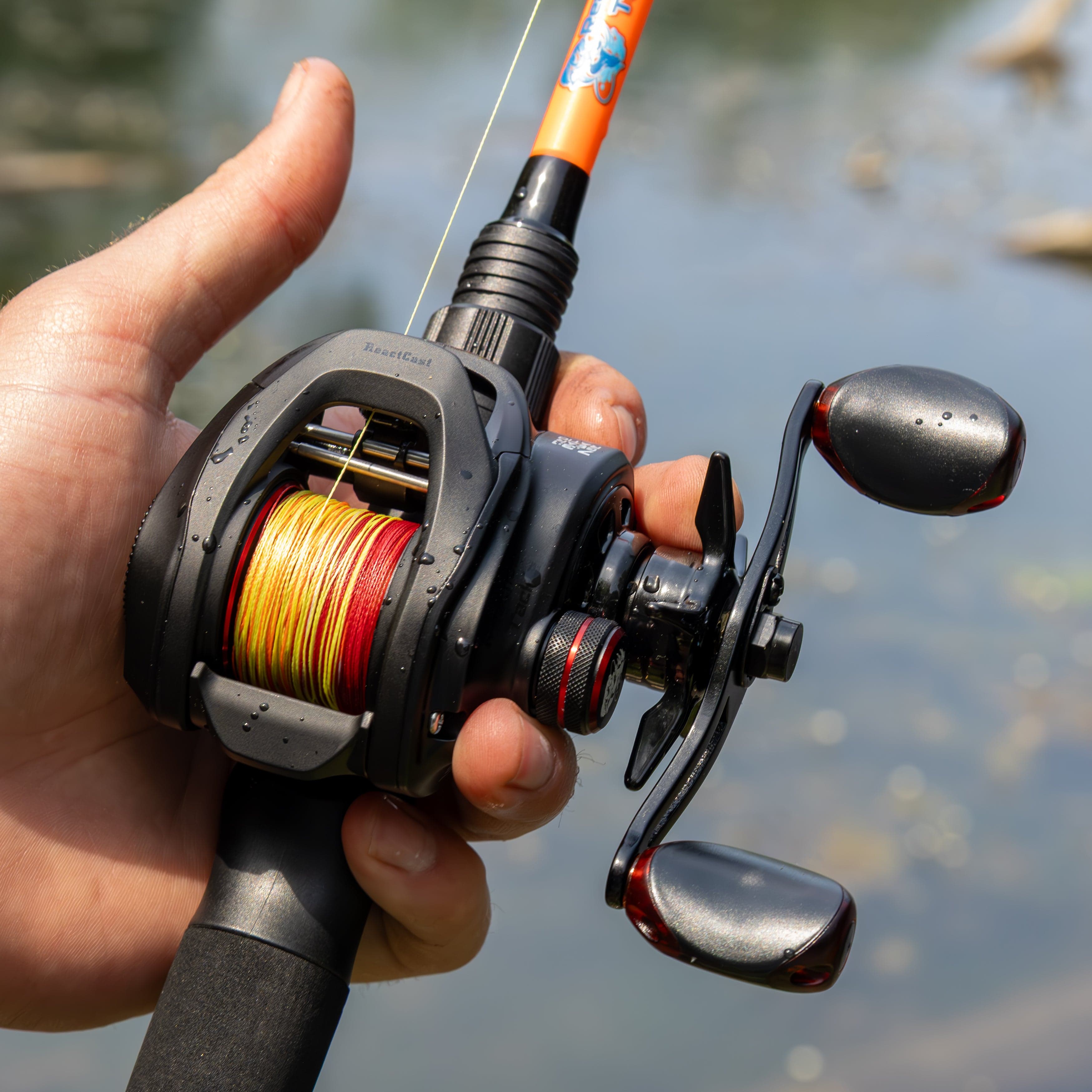 Reaction Tackle Braid Reaction Tackle Braided Fishing Line - Fire Camo