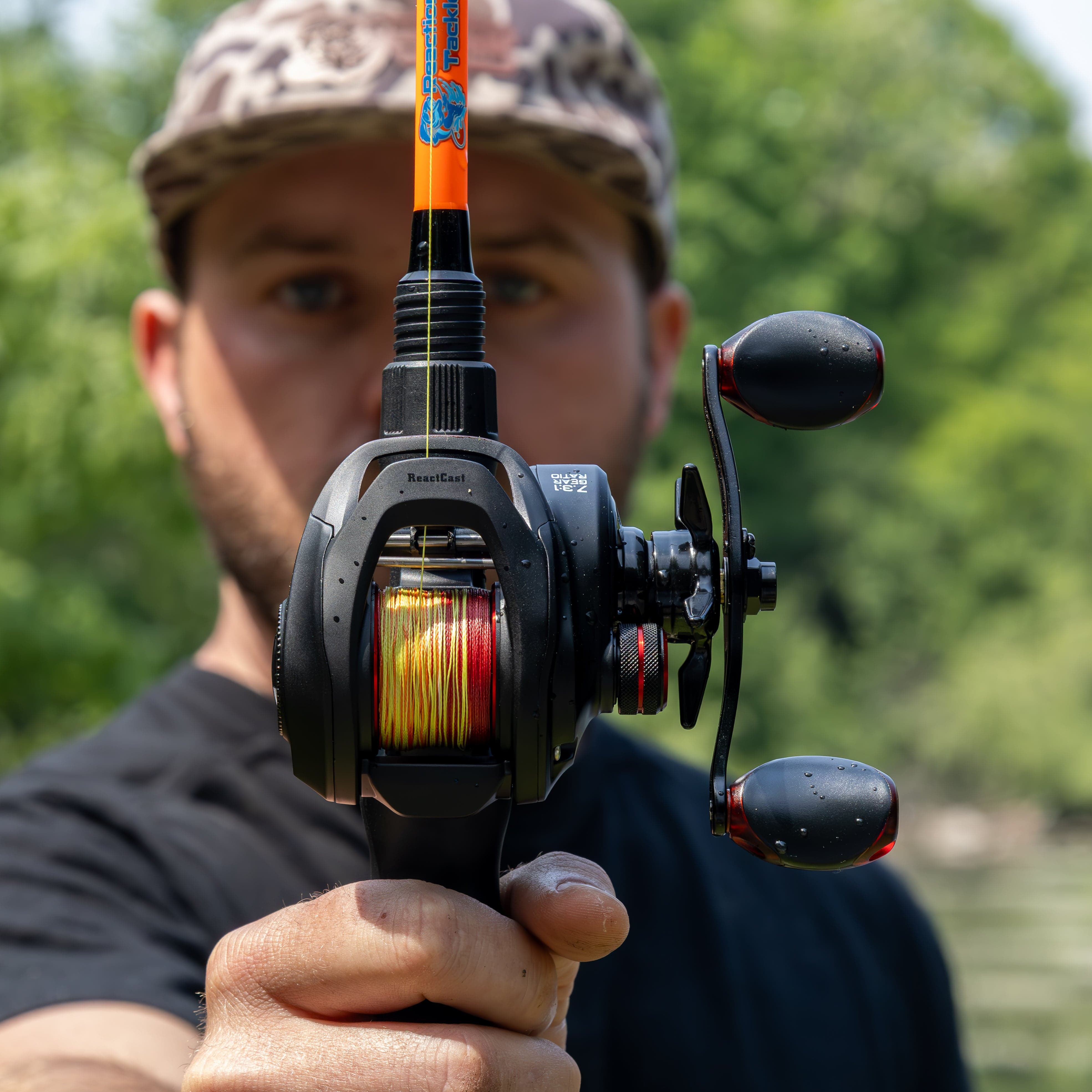 Reaction Tackle Braid Reaction Tackle Braided Fishing Line - Fire Camo